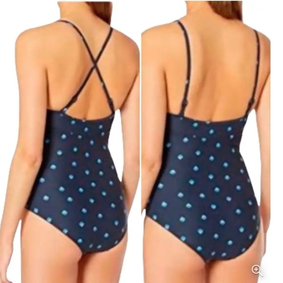 SALE ⬇️ SEAFOLLY  SUNFLOWER BLUE V NECK SWIMSUIT - Picture 4 of 13